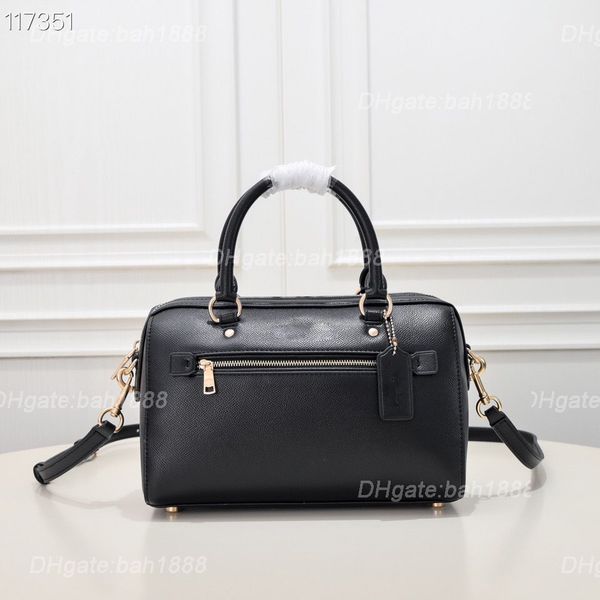 

luxury women's bag designer handbag fashion leather boston bag large capacity pillow bag british style black one shoulder crossbody bag