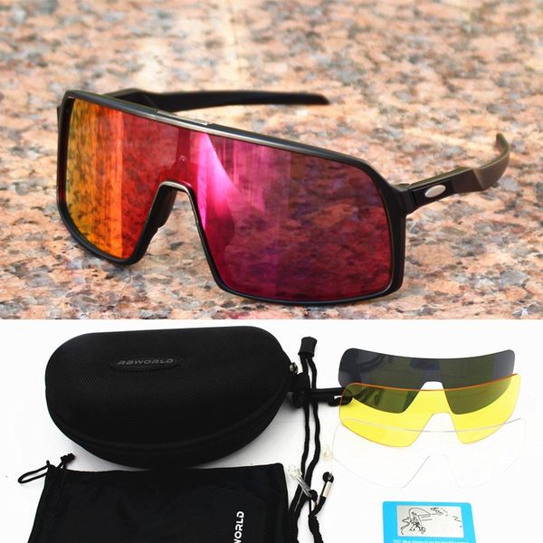 

cycling glasses polarized riding glasses wind and sand proof mountain cycling equipment sports sunglasses, White;black