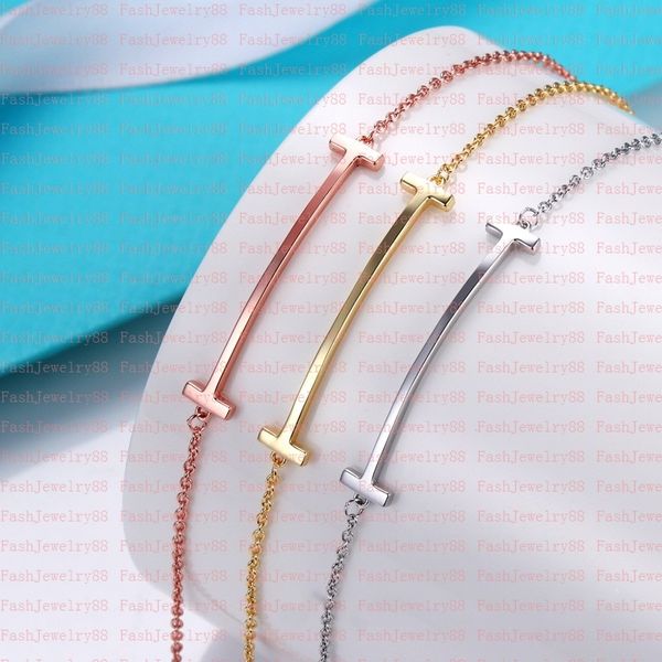

designer heart chain bracelet women couple stainless steel strands chain gifts for girlfriend luxury jewelry accessories wholesale with box, Black