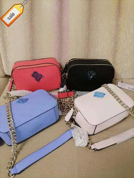 

luxury designer bag gues embossed camera bag pd787 914 double zipper one shoulder small factory direct sale