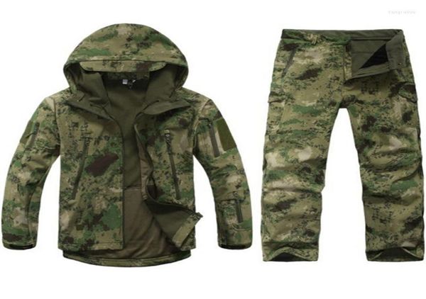 

men039s jackets tad gear tactical softshell camouflage jacket set men army windbreaker waterproof hunting clothes camo military4685310, Black;brown