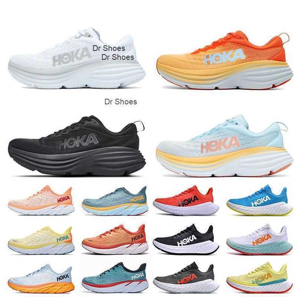 

hoka shoe one bondi 8 athletic running sneakers hokas clifton 8 carbon x 2 kawana challenger atr 6 on cloud blue fog eggnog shifting sand