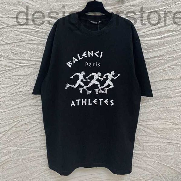 

women's t-shirt designer 2022 fashion brand classic athletic marathon short sleeve t-shirt men's and ihgz, White