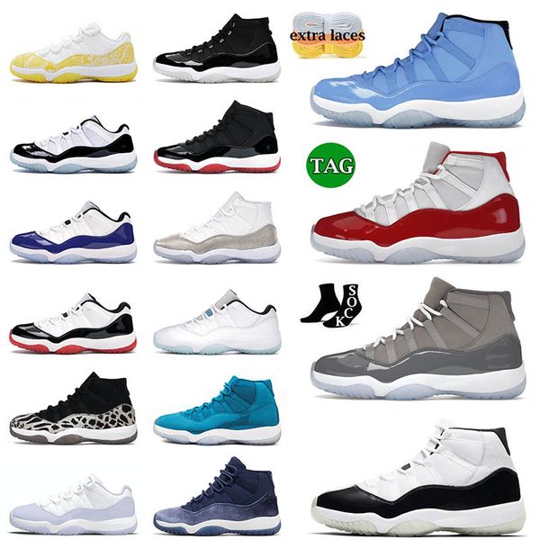 

cherry 11s jumpman 11 basketball shoes midnight navy cool grey yellow snakeskin legend gamma unc blue bred cap gown concord trainer sports s