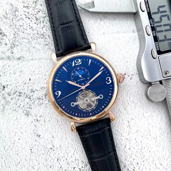 

2023 new brand original business men's watch classic round case qyartz watch wristwatch clockrecommended q47, Slivery;brown