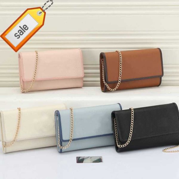 

luxurys brand designer bags handbag shoulder crossbody bag tote bags new women's fashion solid color simple and versatile chain messeng