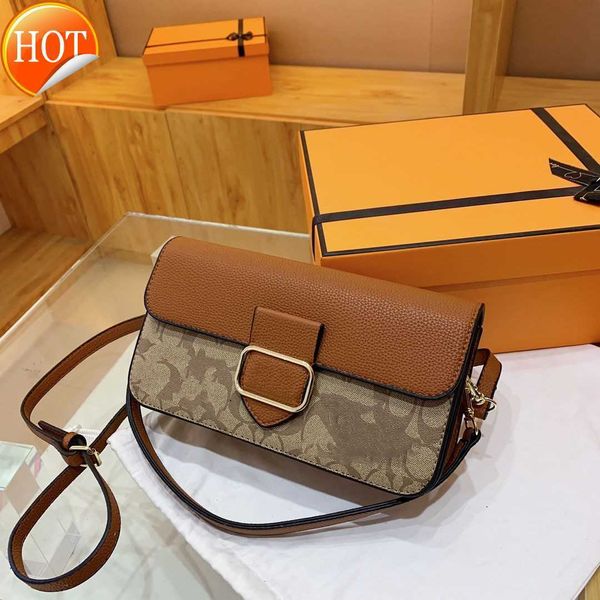 

luxury brand designer bags handbag shoulder crossbody bags tote bag 2023 new women fashion texture leather versatility simple color portable