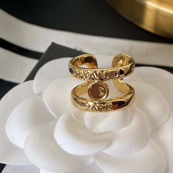 

silver rings selling gem open ring uniform letter ring