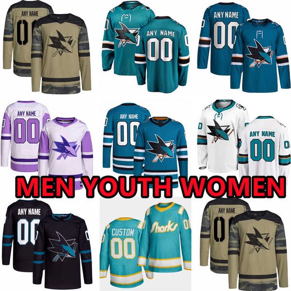 

custom hockey jerseys san jose''sharks''mens 77 markus nutivaara 55 derrick pouliot 51 radim simek 7 nico sturm 10 evgen, Black;red