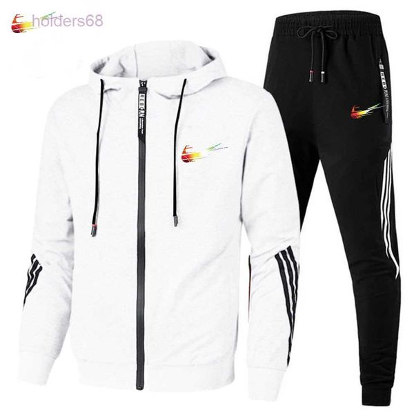 

men's tracksuits dunk designer jacket listing sweatshirt set casual men sports suit fashion women tracksuits hooded sets jacket pants, Gray