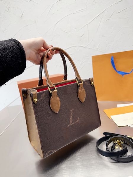 

fashion designer female bags ladies luxurys totes handbags womens shoulder brown cross body classic sac