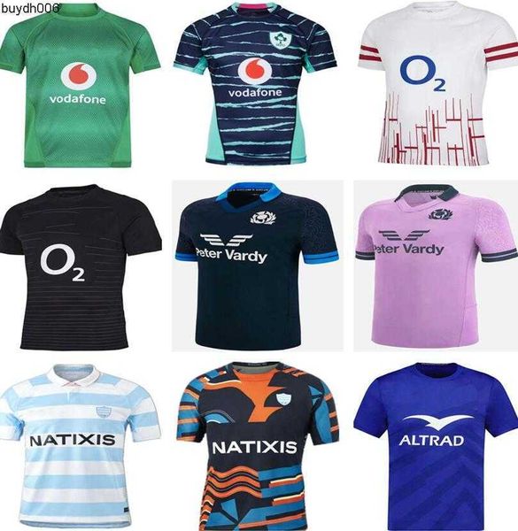 

o2en men's t-shirts t shirt 22 23 ireland rugby jersey 2022 2023 scotland english south englands uk african alternate africa size s-5xl, White;black