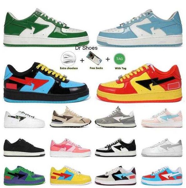 

designer platform sneakers sk8 stars casual shoes men women shoe black white black white red trainers sport sneaker
