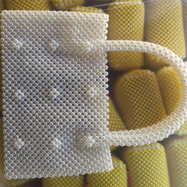 

new ins women's design handmade pearl bag holiday bride dinner hand woman 230304