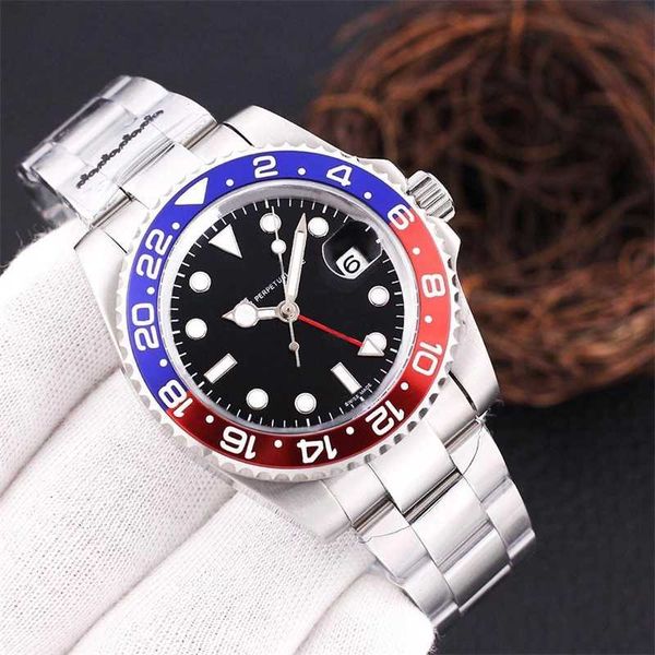 

r olex 2023 mens watches 40mm automatic mechanical watch stainless steel blue black ceramic sapphire wristwatches super luminous montre de l, Slivery;golden
