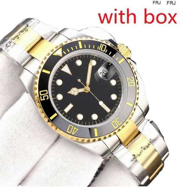 

mens watches rolax mechanical watch u1 aaa quality ceramic bezel watches automatic 2813 movement designer luminous sap, Slivery;brown