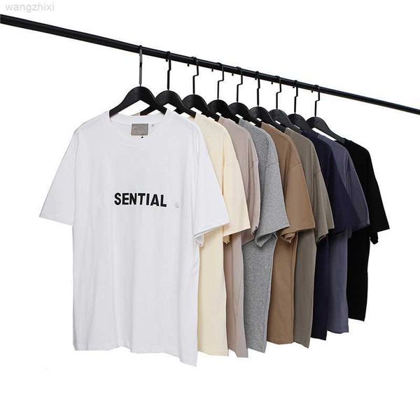 

ess summer apparel mens women designers t shirts tees fashion man s casual chest letter shirt luxurys clothing street shorts sleeve clothes, Black