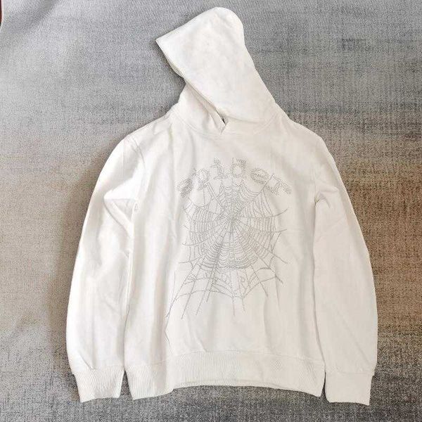 

men's hoodies sweatshirts men's hoodies sweatshirts web young thug white spder angel hoodies men women foam printing spider pullov, Black