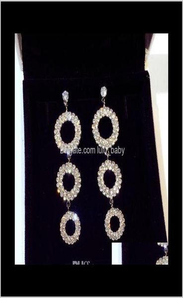

super glittering ins trendy fashion designer luxury diamond zircon multi circles dangle chandelier earrings for woman girls x9cmf 9084561, Golden;silver
