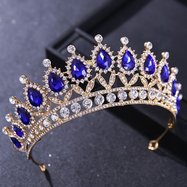 

princess ab crystal tiara crown for women birthday party wedding bridal bride rhinestone crown hair accessories, Slivery;white
