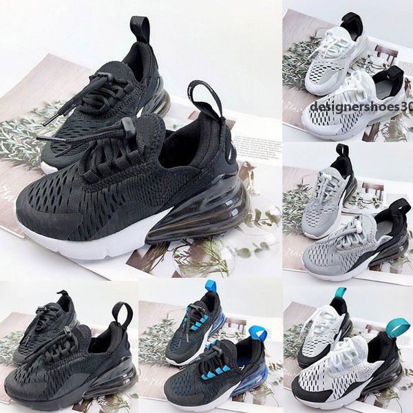 

2022 new colors 27c kids childrens shoes athletic outdoor boy girls running shoe black white hyper bright violet toddler children sneake cig