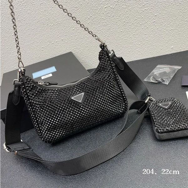 

evening bags diamond handbag canvas hobo bag designer shoulder bags for women chest pack fashion tote chains hand