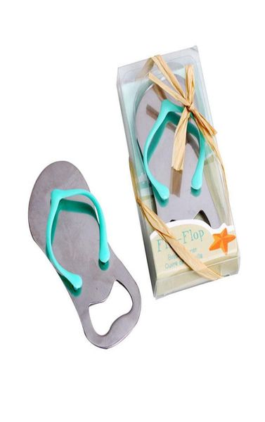 

20pcslot classic creative wedding favors party back gifts for guests 2019 flipflops beer bottle opener decorations by dhl5408522, Black