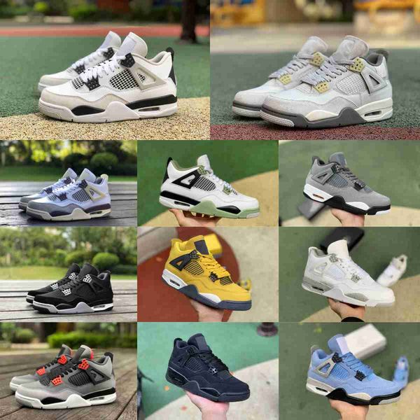 

seafoam jumpman 4 4s basketball shoes mens women craft pn dust military black cat cream sail white oreo pure money canyon purple cool grey b