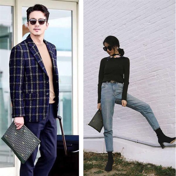 

trendy real leather womens luxury clutch evening bag personality fashion high-capacity envelope handbag faure designer mens briefc238i