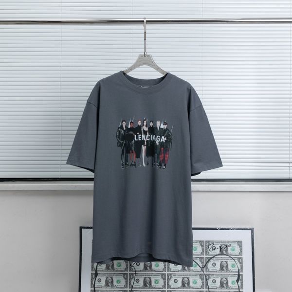 

shirt mens t luxury made fashion by famous desginer band portrait print retro short sleeve t shirt gift recommendation summer and round neck, White;black