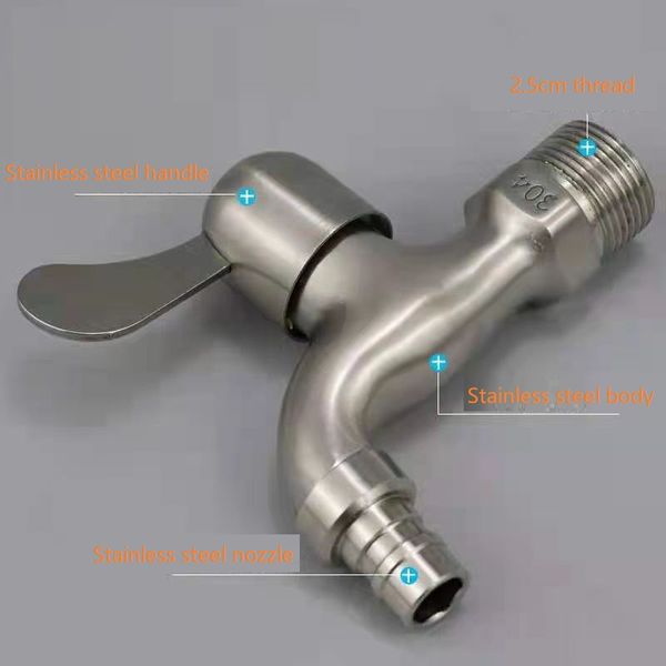 

quick open laundry stainless steel copper core faucet kitchen one in one out dish basin faucet multiple water outlet port options by dhl
