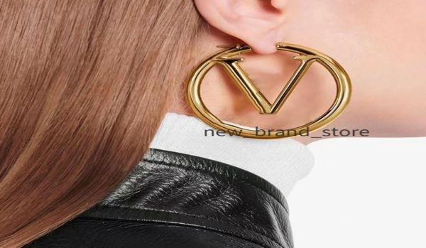 

designer earrings gold hoop earings jewlery lady party wedding lovers gift earrings designers for women2458585, Golden;silver