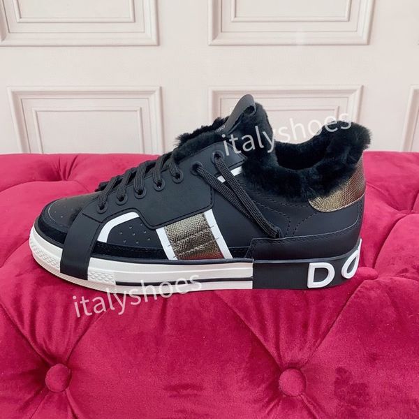 

2023leather casual womens shoes comfortable off fashion mens sneakers bee dress white, Black