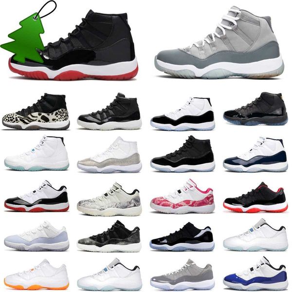 

11 new 11s basketball shoes man woman mens sneakers space jam cap and gown high concord platinum tint barons 25th anniversary low white bred