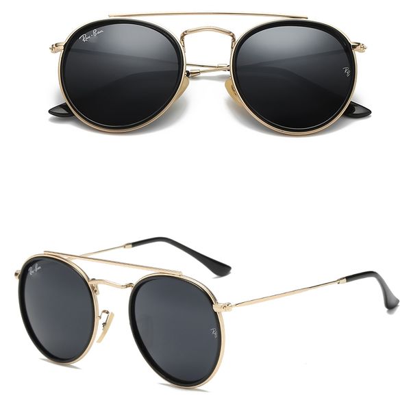

men rao baa sunglasses classic brand retro sunglasses luxury designer eyewear ray baa metal frame designers sun glasses woman ml 3647 with b, White;black