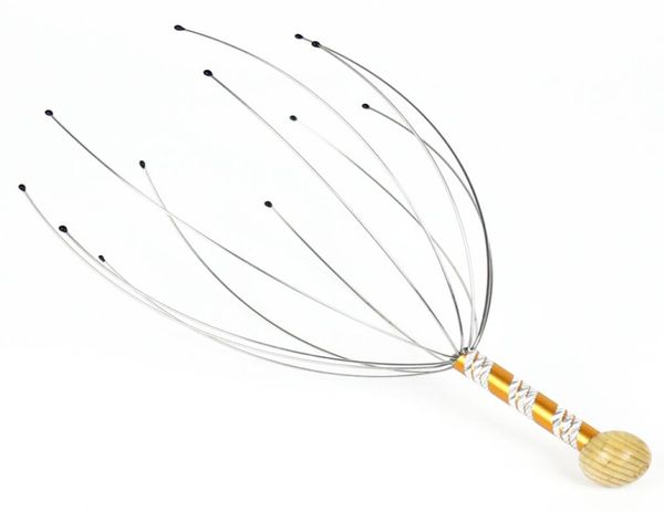 

1pcs head massager neck massage ocs scalp stress relax spa healing alloy 1965000