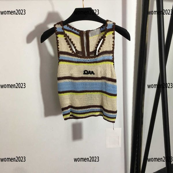 

women clothes girl vest lady tanks girl camis embroidered letter hollow knit suspender vest new products spring fashion mar12, White