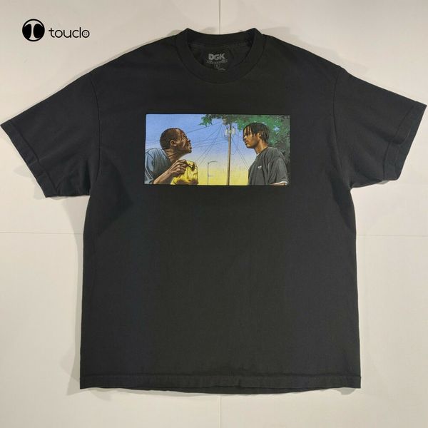 

mens tshirts dgk menace 2 society t xl black short sleeve skate gangster movie tee cotton 230317, White;black