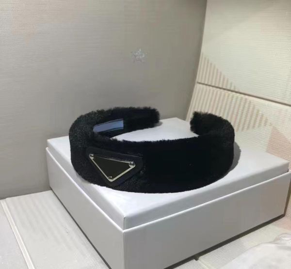 

autumn and winter new plush wide band lamb hair thickened and increased skull band color hairpin9749991, Silver