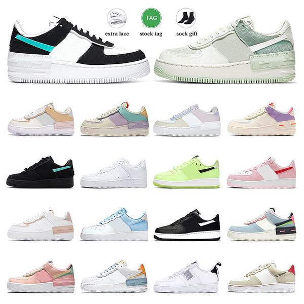 

2023 men women platform shoes 1 shadow pistachio frost spruce aura white black aurora pale ivory pink oxford olive classic womens sports tra
