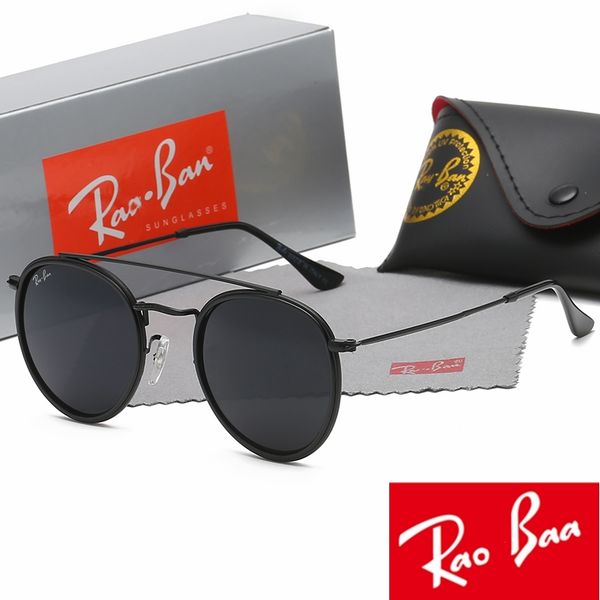 

men rao baa sunglasses classic brand retro sunglasses luxury designer eyewear ray bans metal frame designers sun glasses woman ml 3647 with, White;black