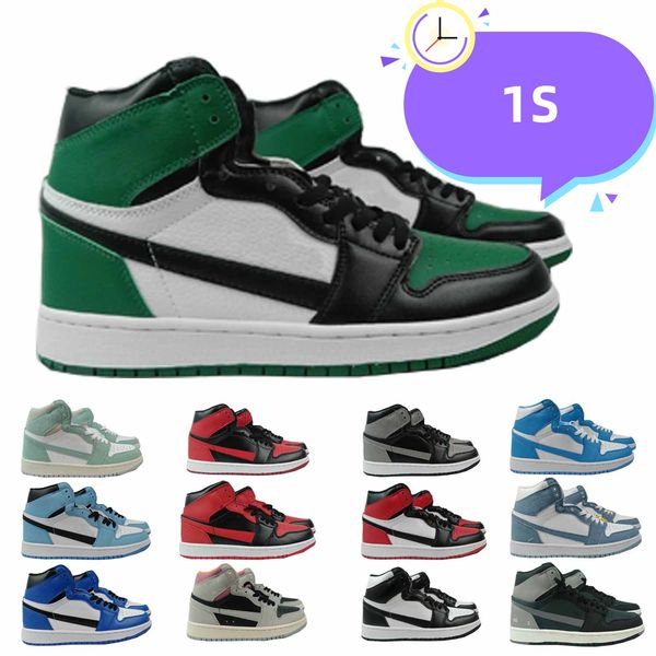 

jumpman 1 1s playstation shoe basketball shoes trainers men women sneakers white black panda gray misty varsity green laser orange syracuse