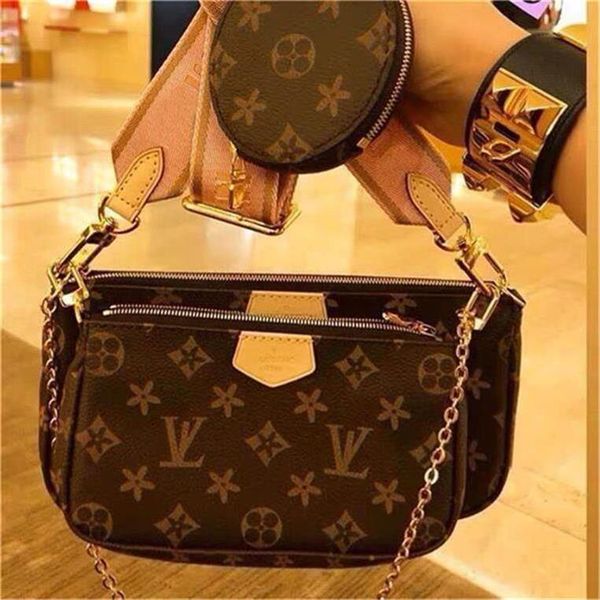 

high qulity bag classic womens handbag flower ladies composite tote leather clutch cross body female silver chain shoulder bags crossbody me