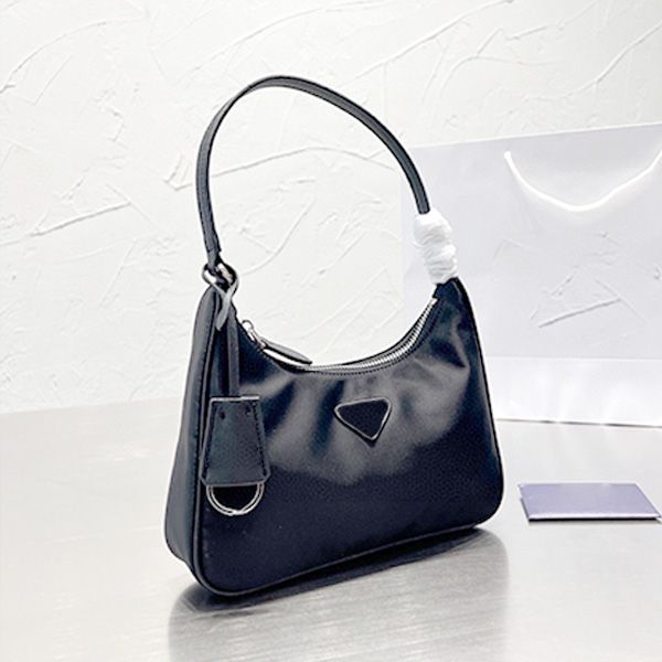 

nylon hobos women tote bags nylon soulder bag classic summer vacation black bag women's purse diagonal pink handbags