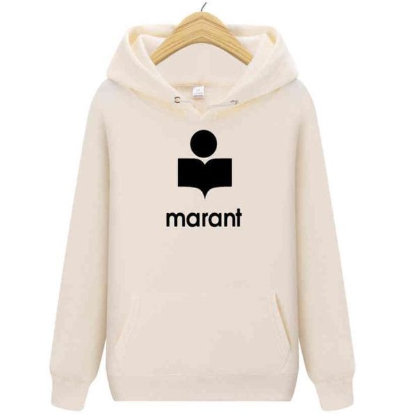 

women couple hoodies marant casual streetwear hooded sweatshirts loose pullovers tracksuit female oversize hoodie g1217949119, Black