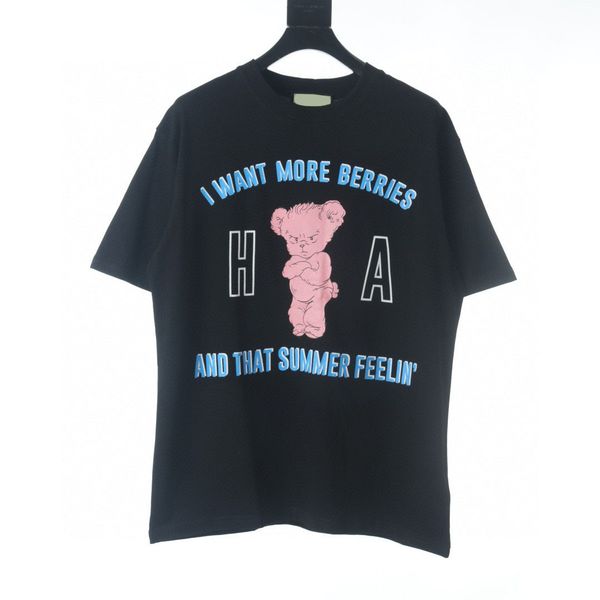 

men's plus tees & polos round t-shirt plus size neck embroidered and printed polar style summer wear with street pure cotton 4qs, Black;brown