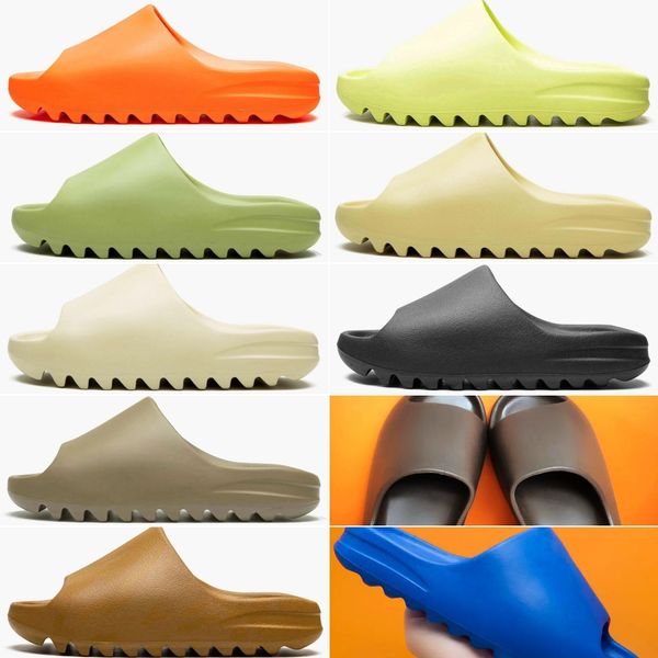 

designer slippers foam slippers men woman slider vermillion mineral blue onyx pure sandals slide slipper ochre bone resin clog desert ararat
