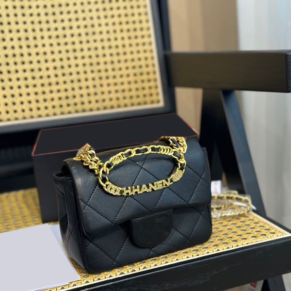 

french womens oval handle tote bags with letter classic mini flap quilted sqaure purse gold metal hardware matelasse chain crossbody shoulde