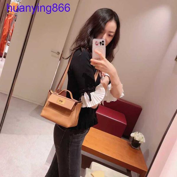 

herms's 2424 women's bag 2023 new dumpling 2424 mini cowhide wings cross shoulder hand double category