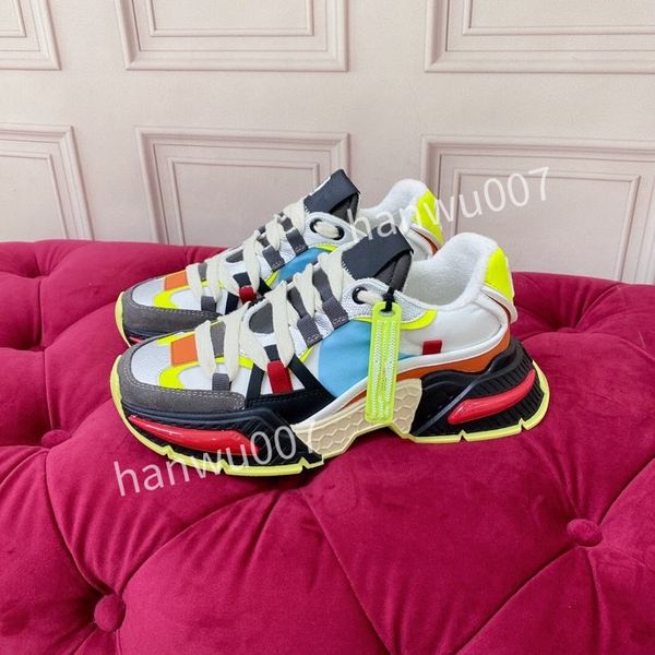 

2023new men womens white luxury designer sneaker lace up genuine leather sneakers fashion women casual designer sneaker, Black